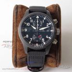 ZF Factory IWC Pilot's Top Gun Black Steel Case 46mm Swiss Automatic Chronograph Watch